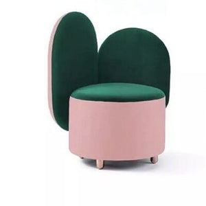 Luxury Nordic Lazy Single Sofa Makeup Stool Kitchen Cafe Bedroom Living Room Balcony Chair Cushions Creative Velvet Bed Chair