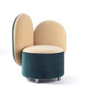 Luxury Nordic Lazy Single Sofa Makeup Stool Kitchen Cafe Bedroom Living Room Balcony Chair Cushions Creative Velvet Bed Chair