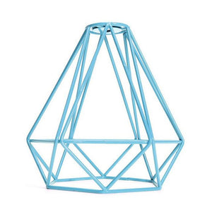 Light Geometry Irregular Cage Wire Shades Pendant Light Bedroom Living Room