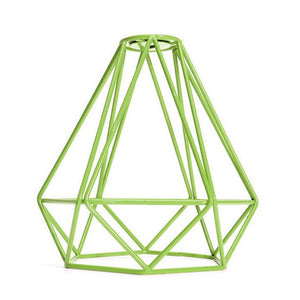 Light Geometry Irregular Cage Wire Shades Pendant Light Bedroom Living Room