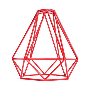 Light Geometry Irregular Cage Wire Shades Pendant Light Bedroom Living Room