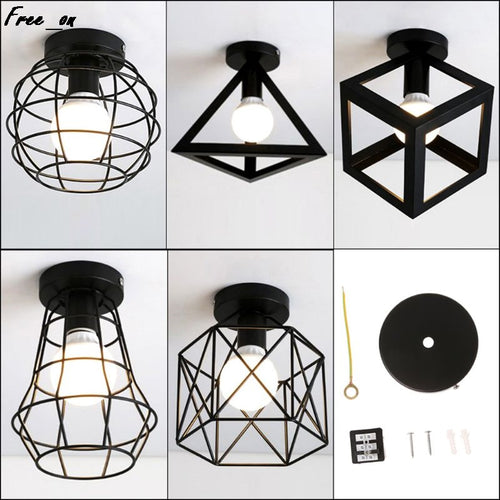 Vintage Ceiling Lights lampshade Corridor Entrance Balcony Living Room Lights