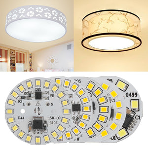 2019 Hot Sale DIY LED Bulb Lamp SMD 15W 12W 9W 7W 5W 3W Light Chip AC220V Input Smart IC LED Bean For Bulb Light White Dropship