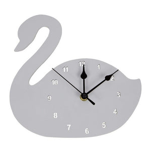 Nordic Stylish Wall Clock Silent Bedroom Kids Wall Clock for Children Room Decoration Chambre Enfant Children Decoration ZX50WC