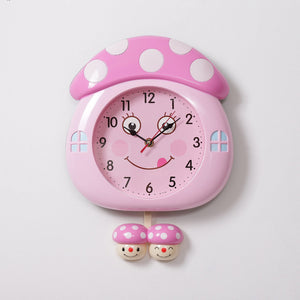 Cartoon Creative Wall Clock Children Room Living Room Wall Clock Modern Design Decoration Chambre Enfant Home Watch ZX50WC