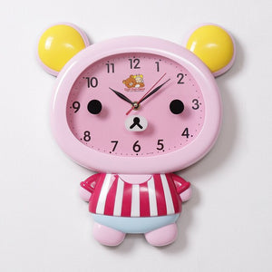 Cartoon Creative Wall Clock Children Room Living Room Wall Clock Modern Design Decoration Chambre Enfant Home Watch ZX50WC