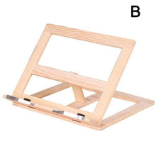 Load image into Gallery viewer, Wooden Reading Bookshelf Flat Bracket Book Reading Bracket Holder Notebook For Suporte Tablet Notebook Support Stand Pc Ver U7P6