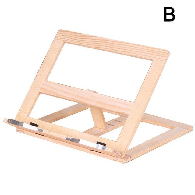 Wooden Reading Bookshelf Flat Bracket Book Reading Bracket Holder Notebook For Suporte Tablet Notebook Support Stand Pc Ver U7P6