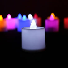 Load image into Gallery viewer, Electronic Candle LED Light Mini Colorful Romantic Smokeless Flameless Candle Lamp Wedding Birthday Party Christmas