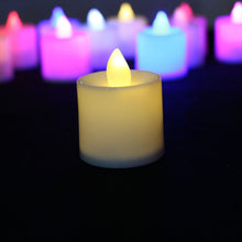 Load image into Gallery viewer, Electronic Candle LED Light Mini Colorful Romantic Smokeless Flameless Candle Lamp Wedding Birthday Party Christmas