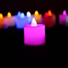 Load image into Gallery viewer, Electronic Candle LED Light Mini Colorful Romantic Smokeless Flameless Candle Lamp Wedding Birthday Party Christmas