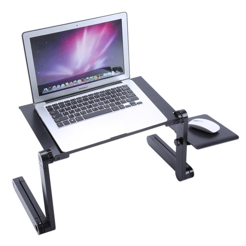 Portable Mobile Laptop Standing Desk for Bed Sofa Laptop Folding Table Notebook Desk with Mouse Pad for Bureau Meuble Office