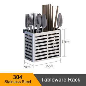 304 Stainless Steel Kitchen Shelf Rack Drying Drain Storage Holders Kitchen Plate Dish Cutlery Cup Drain Rack Kitchen Organizer