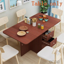 Load image into Gallery viewer, Marmol Piknik Masa Sandalye Eet Tafel Redonda Comedores Mueble Retro Wooden Folding Desk Bureau Mesa Comedor Dining Table