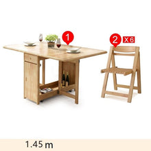 Load image into Gallery viewer, Set Tisch Ouro Esstisch Redonda Yemek Masasi Tablo Bureau Dinning Folding Desk De Jantar Mesa Plegable Dining Room Table