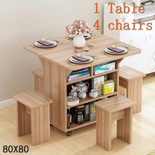 Load image into Gallery viewer, Marmol Piknik Masa Sandalye Eet Tafel Redonda Comedores Mueble Retro Wooden Folding Desk Bureau Mesa Comedor Dining Table